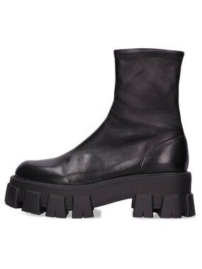 Prada Monolith Stretch Nappa Leather Boots